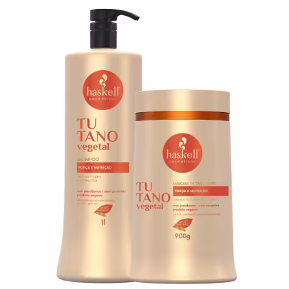 Imagem do produto Kit Haskell Tutano Shampoo Máscara 1L/900g Força e Maciez