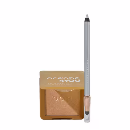Imagem do produto Kit Océane 4you Shimmer Highlighter Gold Iluminador e Shine Silver Lápis de Olho (2 produtos)