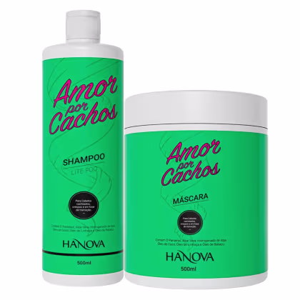 Imagem do produto Hanova - Amor Por Cachos - Shampoo 500ml + Máscara 500g