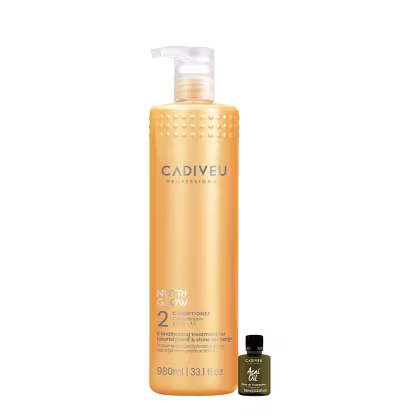 Imagem do produto Kit Cadiveu Professional Nutri Glow Condicionador G e Óleo (2 produtos)