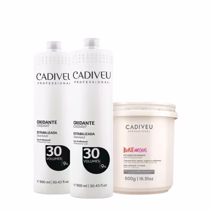 Imagem do produto Kit Cadiveu Professional Oxidante Extra 30v e Buriti Mechas (3 produtos)