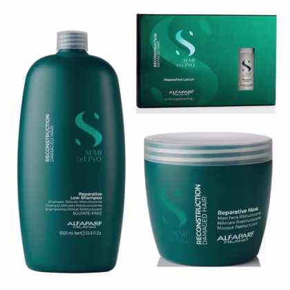 Imagem do produto Shampoo e Máscara GD Ampola Lotion Alfaparf SDL Reconstruction