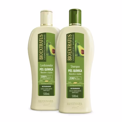 Imagem do produto Kit Bio Extratus Pós Química Shampoo + Condicionador 500mL