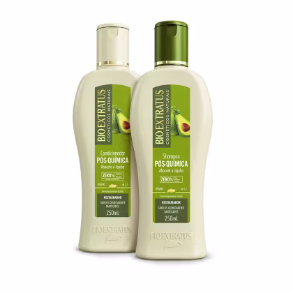 Imagem do produto Kit Bio Extratus Pós Quimica Shampoo + Condicionador (250mL)