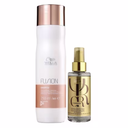 Imagem do produto Kit Wella Professionals Fusion Oil Reflections Duo Treat (2 Produtos)