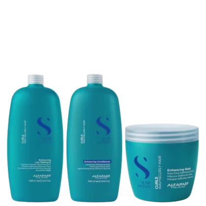 Imagem do produto Kit Completo Semi Di Lino Curls Alfaparf Cachos - 3 Produtos