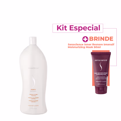 Imagem do produto Kit Senscience Purify Shampoo Antirresíduo Litro e Inner Restore Intensif (2 produtos)