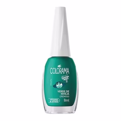 Esmalte Cremoso Colorama Divertidamente Verde de Inveja, 8ml.