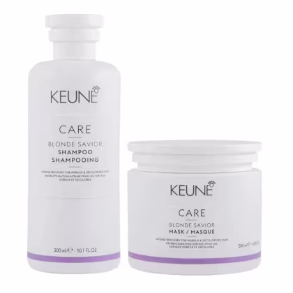 Imagem do produto Kit Keune Care Blonde Savior Shampoo 300ml + Máscara 200ml