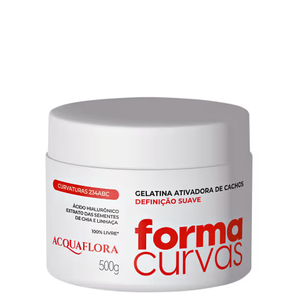 Imagem do produto Gelatina Ativadora de Cachos Acquaflora Forma Curvas Definição Suave 500g