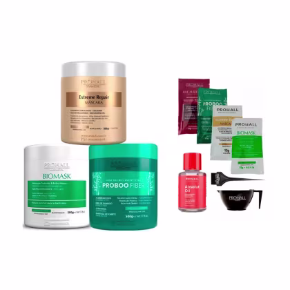 Imagem do produto Kit Prohall Biomask Extreme Proboo 500g +Sachê/Cumbuca/Óleo