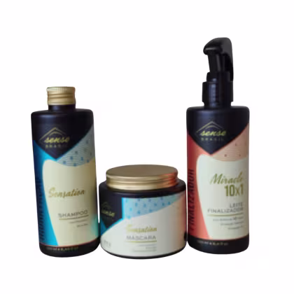 Imagem do produto Sense Kit Duo Sensation 250ml + Miracle Leite Finalizador 250ml