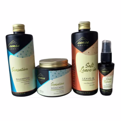 Imagem do produto Sense Kit Duo Sensation 250ml + Leave in Soft 250ml + Óleo Shine Repair 30ml
