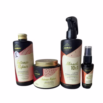 Imagem do produto Sense Kit Duo Intense Repair 250ml + Leite Finalizador Miracle 250ml + Óleo Shine Repair 30ml