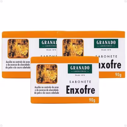 Imagem do produto Kit Sabonete Granado Enxofre 90g Com 3