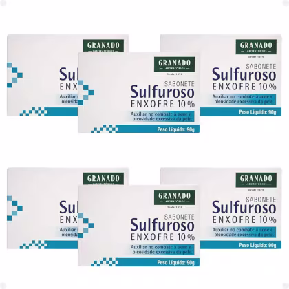 Imagem do produto Kit Sabonete Granado Sulforoso 90g Com 6