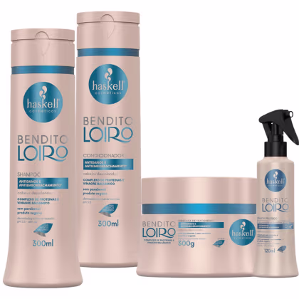 Imagem do produto Kit Bendito Loiro Haskell Completo 4 Itens (300mL/g)