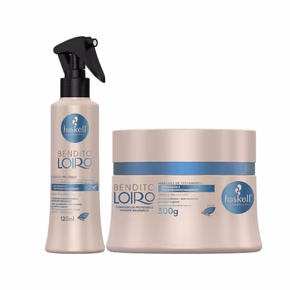 Imagem do produto Kit Bendito Loiro Haskell Máscara 300g + Fluído