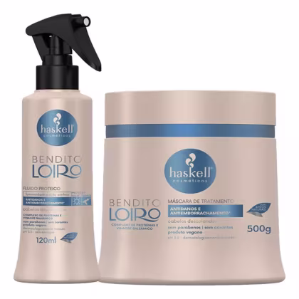 Imagem do produto Kit Bendito Loiro Haskell Máscara 500g + Fluído 120mL