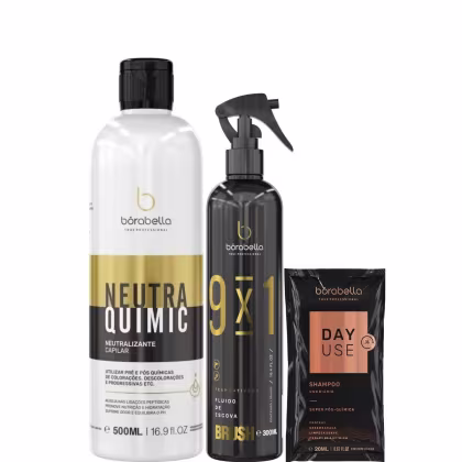 Imagem do produto Borabella NeutraQuimic 500ml + Fluido Escova 300ml +Sache