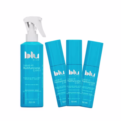 Imagem do produto Kit 4 Leave-in Multifuncional 5 em 1 Blu Magic - 250ml e 60ml