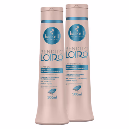 Imagem do produto Kit Bendito Loiro Haskell Shampoo + Condicionador 500ml