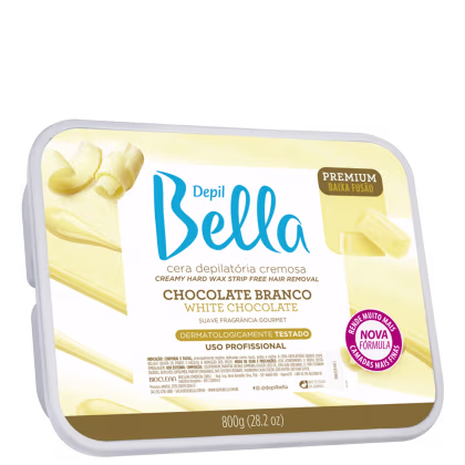 Imagem do produto Depil Bella Chocolate Branco - Cera Depilatória 800g