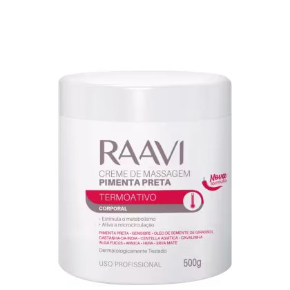 Imagem do produto Raavi Cosméticos Termoativo - Creme de Massagem Corporal 500g