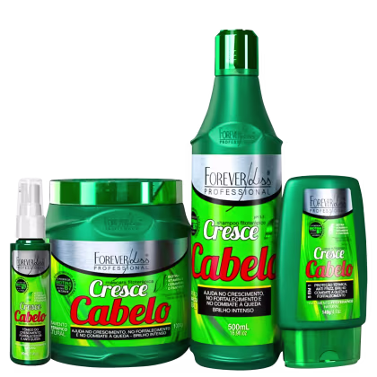 Imagem do produto Kit Forever Liss Professional Cresce Cabelo Completo Grande (4 Produtos)