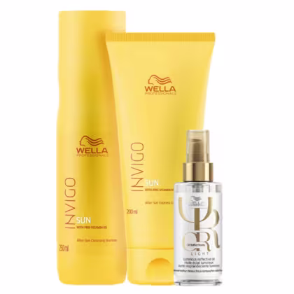 Imagem do produto Kit Wella Professionals Invigo Sun & Oil Reflections Light (3 Produtos)
