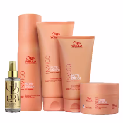 Imagem do produto Kit Wella Professionals Invigo Nutri-Enrich & Oil Reflections Super Tratamento (5 Produtos)