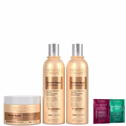 Imagem do produto Kit Manutenção Home Care Extreme Repair Nutrição Prohall