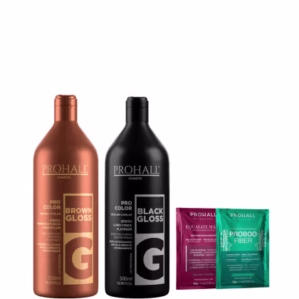 Imagem do produto Kit Matizador Efeitos Morena Iluminada e Loiro Cinza Prohall