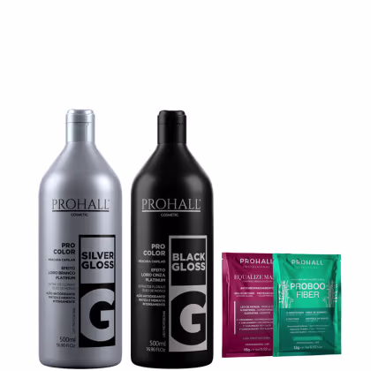 Imagem do produto Kit Matizadores Efeito Loiro Cinza e Loiro Branco Prohall