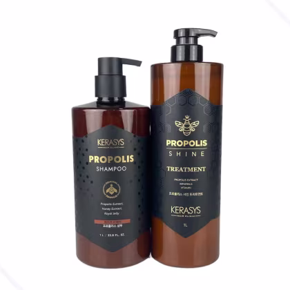 Imagem do produto Kit Duo Kerasys Própolis (Shampoo 1l + Tratamento de Brilho 1l)
