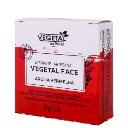 Imagem do produto Vegetal do Brasil Argila Vermelha - Sabonete Facial 90g