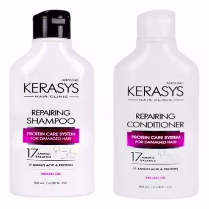 Imagem do produto Kit Duo Kerasys Repairing Argan Oil (Sh 180ml + Cond 180ml)