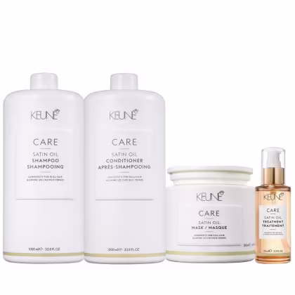 Imagem do produto Kit Keune Satin Oil Treatment Profissional (4 Produtos)