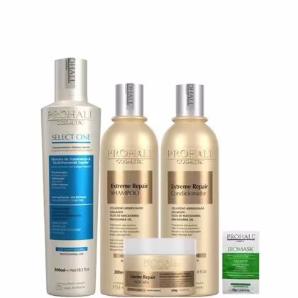 Imagem do produto Progressiva Alisa 100% Todos Cabelos Kit Manutenção Prohall