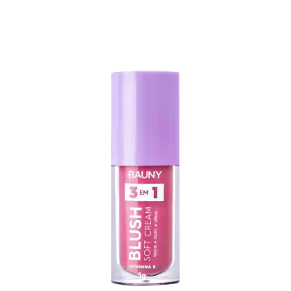Imagem do produto Blush Líquido Soft Cream 3 em 1 Bauny 5g Dreamy