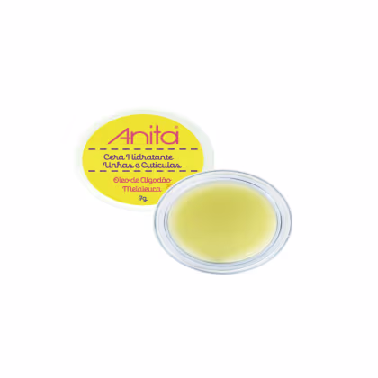 Cera Hidratante Unhas e Cutículas Anita Óleo de Algodão e Melaleuca 7g