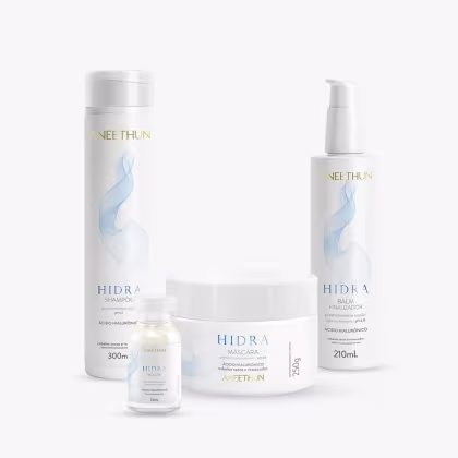 Imagem do produto Kit Aneethun Hidra - Shampoo 300ml + Máscara 250g + Finalizador 210ml + Ampola 13ml