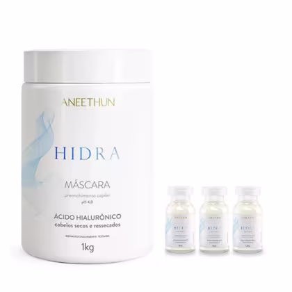 Imagem do produto Kit Aneethun Hidra - Máscara 1kg + Ampolas 13ml (3Unidades)