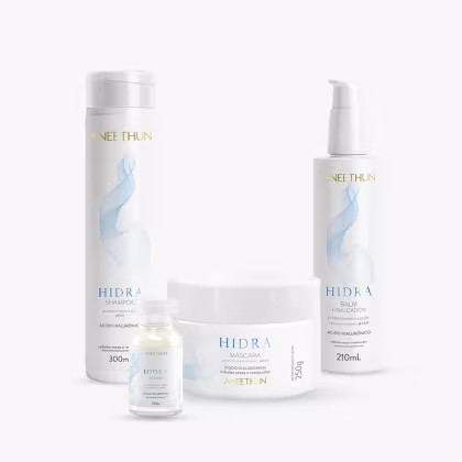 Imagem do produto Kit Aneethun Hidra - Shampoo 300ml + Máscara 250g + Finalizador 210ml + Ampola 13ml