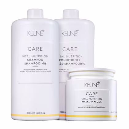 Imagem do produto Kit Keune Care Vital Nutrition Shampoo 1000ml + Condicionador 1000ml + Máscara 500ml
