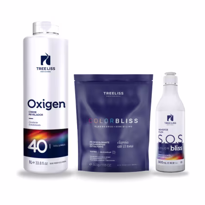 Imagem do produto Kit TreeLiss Profissional Color Bliss + Oxigen 40 Volumes (3 Produtos)