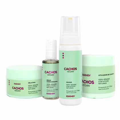Imagem do produto Kit Day After Finalização De Cachos Vegan Essendy Home Care