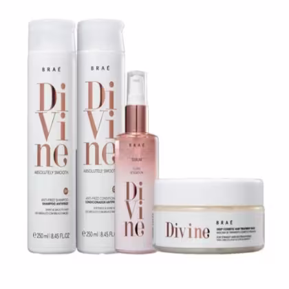 Imagem do produto Kit Shampoo, Cond, Máscara e Sérum Plume Sensation BRAÉ Divine