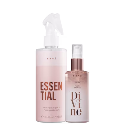 Imagem do produto Kit Leave-in Essential 260ml + Divine Plume 60ml Braé (2 Produtos)