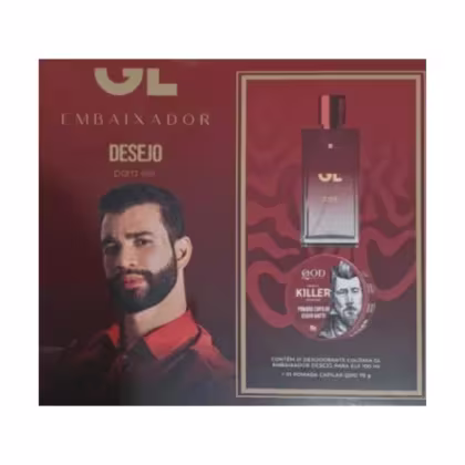 Imagem do produto Kit Perfume Gusttavo Lima Embaixador Desejo 100ml + Pomada Cap 40g